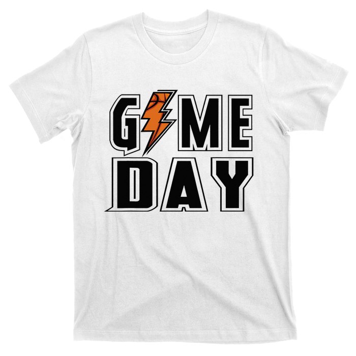 Basketball Game Day Lightning Team Basketball T-Shirt