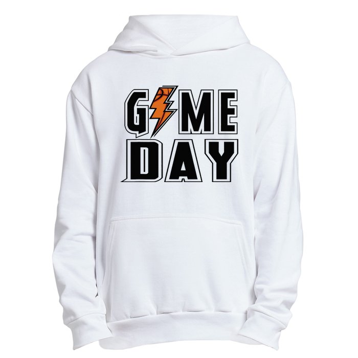 Basketball Game Day Lightning Team Basketball Urban Pullover Hoodie