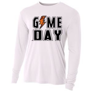 Basketball Game Day Lightning Team Basketball Cooling Performance Long Sleeve Crew