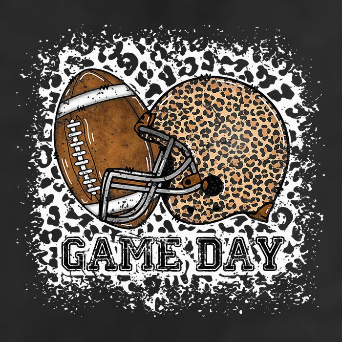 Bleached Game Day Leopard Football Helmet Sport Mom 11oz C Handle Ceramic Mug
