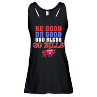 Be Good Do Good God Bless Go B.I.L.L.S Ladies Essential Flowy Tank