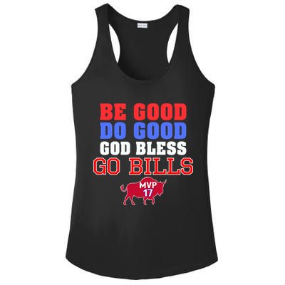 Be Good Do Good God Bless Go B.I.L.L.S Ladies PosiCharge Competitor Racerback Tank