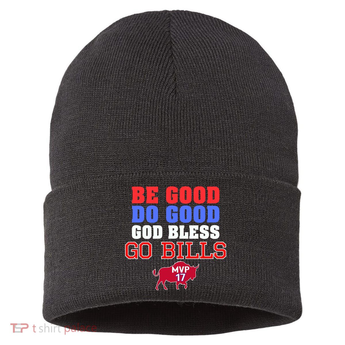 Be Good Do Good God Bless Go B.I.L.L.S Sustainable Knit Beanie