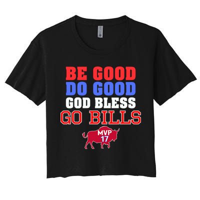 Be Good Do Good God Bless Go B.I.L.L.S Crop Top
