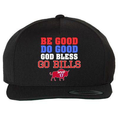 Be Good Do Good God Bless Go B.I.L.L.S Wool Snapback Cap