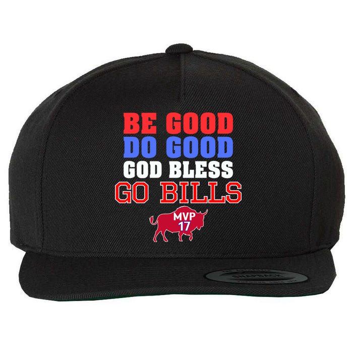 Be Good Do Good God Bless Go B.I.L.L.S Wool Snapback Cap