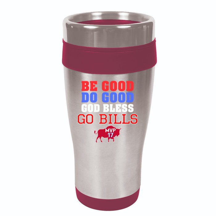 Be Good Do Good God Bless Go B.I.L.L.S 16oz Travel Tumbler