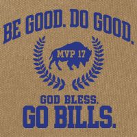 Be Good Do Good God Bless Go B.I.L.L.S Cotton Canvas Backpack