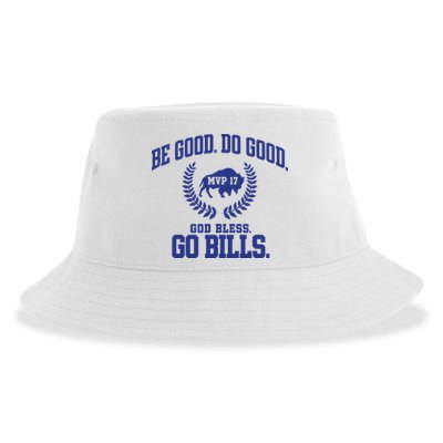 Be Good Do Good God Bless Go B.I.L.L.S Sustainable Bucket Hat
