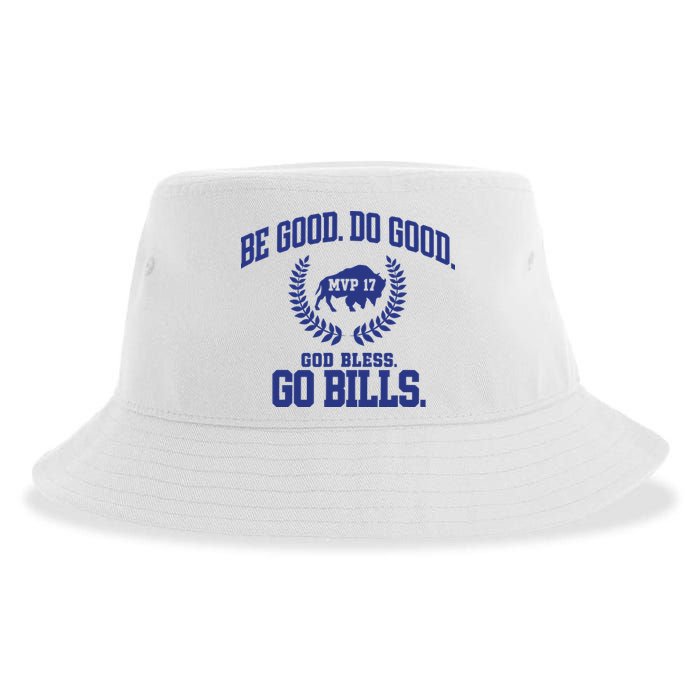 Be Good Do Good God Bless Go B.I.L.L.S Sustainable Bucket Hat