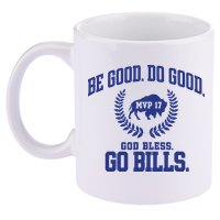 Be Good Do Good God Bless Go B.I.L.L.S 11oz C Handle Ceramic Mug