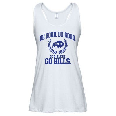 Be Good Do Good God Bless Go B.I.L.L.S Ladies Essential Flowy Tank