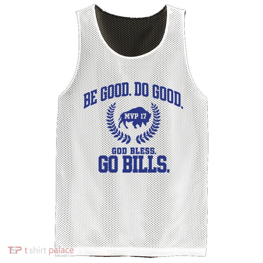 Be Good Do Good God Bless Go B.I.L.L.S Mesh Reversible Basketball Jersey Tank
