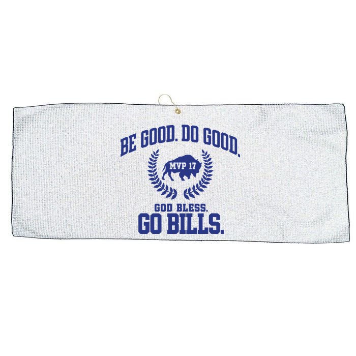 Be Good Do Good God Bless Go B.I.L.L.S Large Microfiber Waffle Golf Towel