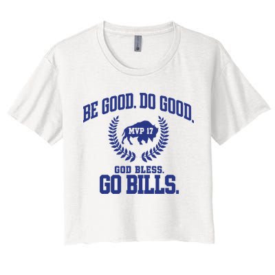 Be Good Do Good God Bless Go B.I.L.L.S Crop Top