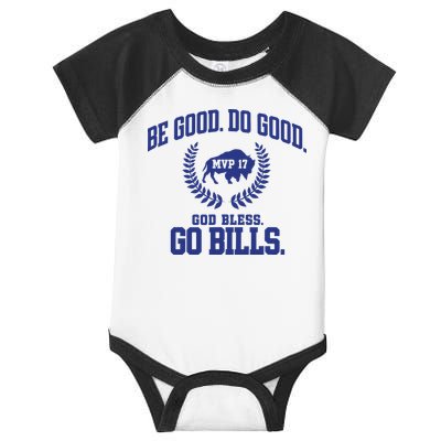 Be Good Do Good God Bless Go B.I.L.L.S Infant Baby Jersey Bodysuit