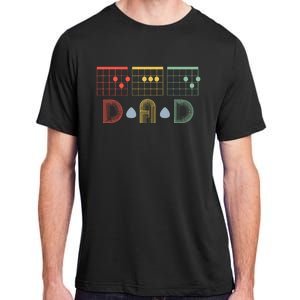 Best Guitar Dad Ever Chords Best Dad Guitar Father's Day Adult ChromaSoft Performance T-Shirt