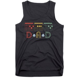 Best Guitar Dad Ever Chords Best Dad Guitar Father's Day Tank Top