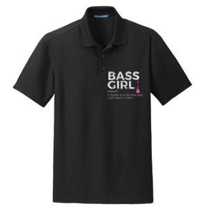 Bass Girl Definition Bass Player For Musicians Dry Zone Grid Polo