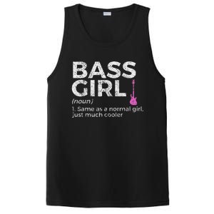 Bass Girl Definition Bass Player For Musicians PosiCharge Competitor Tank