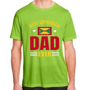 Best Grenadian Dad Ever Grenada FatherS Day Adult ChromaSoft Performance T-Shirt