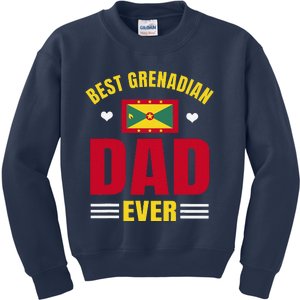 Best Grenadian Dad Ever Grenada FatherS Day Kids Sweatshirt