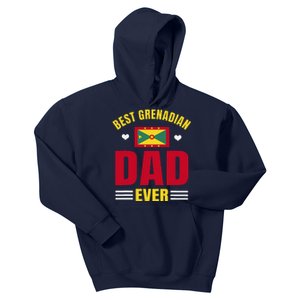 Best Grenadian Dad Ever Grenada FatherS Day Kids Hoodie