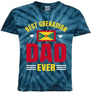 Best Grenadian Dad Ever Grenada FatherS Day Kids Tie-Dye T-Shirt