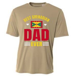 Best Grenadian Dad Ever Grenada FatherS Day Cooling Performance Crew T-Shirt