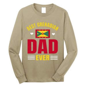 Best Grenadian Dad Ever Grenada FatherS Day Long Sleeve Shirt