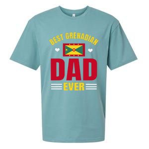 Best Grenadian Dad Ever Grenada FatherS Day Sueded Cloud Jersey T-Shirt