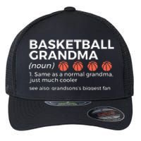 Basketball Grandma Definition Grandsons Largest Fan Flexfit Unipanel Trucker Cap