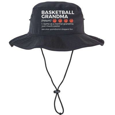 Basketball Grandma Definition Grandsons Largest Fan Legacy Cool Fit Booney Bucket Hat