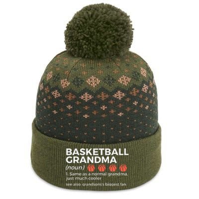 Basketball Grandma Definition Grandsons Largest Fan The Baniff Cuffed Pom Beanie