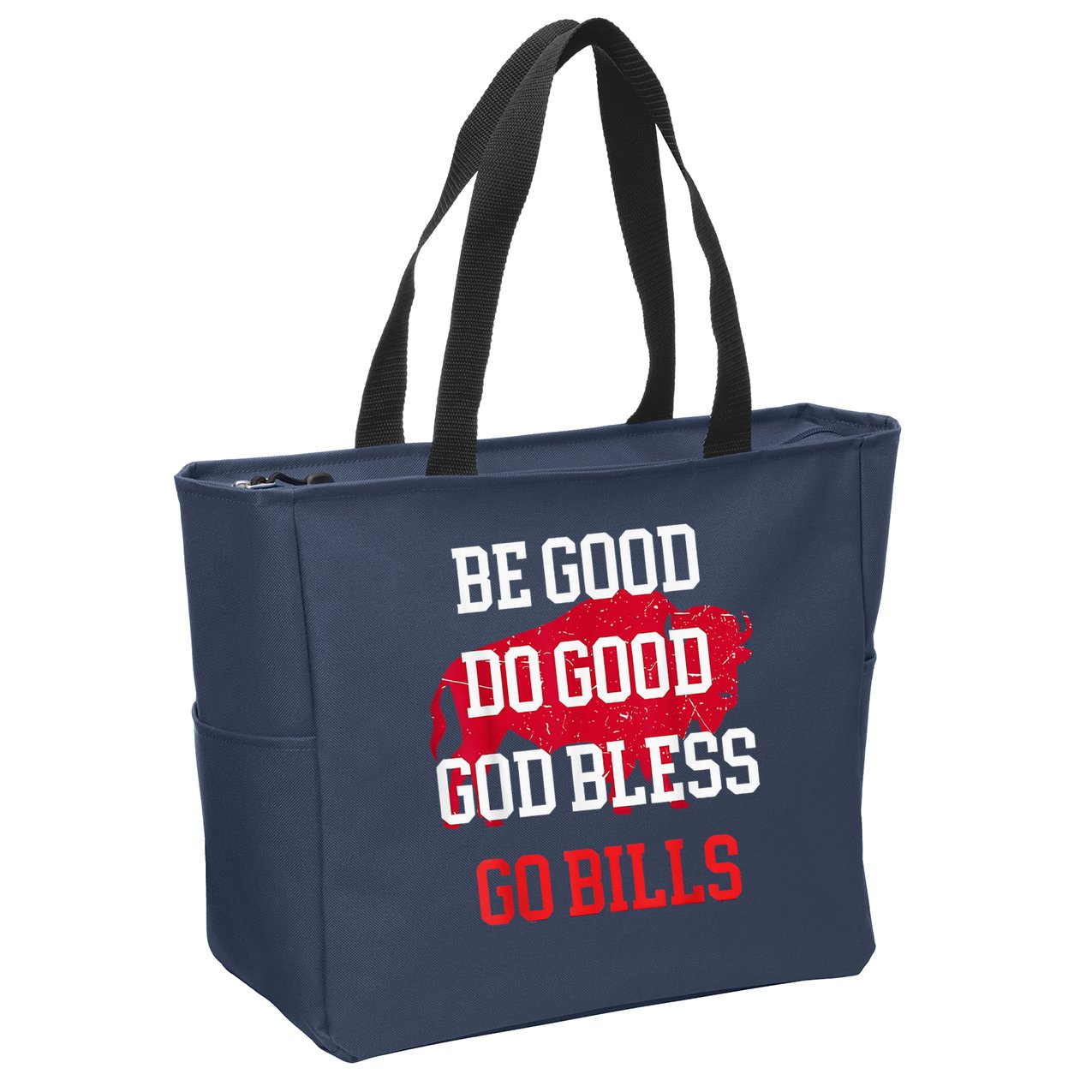 Be Good Do Good Go Bill Zip Tote Bag