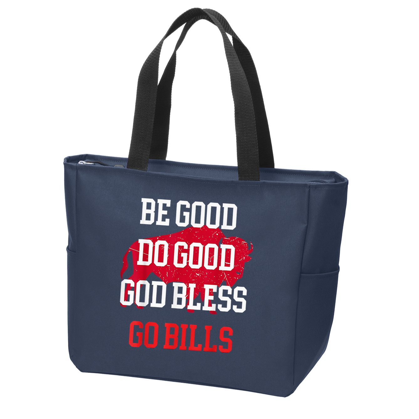 Be Good Do Good Go Bill Zip Tote Bag
