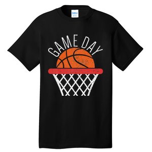 Basketball Game Day Vibes Basketball Mom Life Game Day Tall T-Shirt