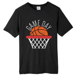 Basketball Game Day Vibes Basketball Mom Life Game Day Tall Fusion ChromaSoft Performance T-Shirt