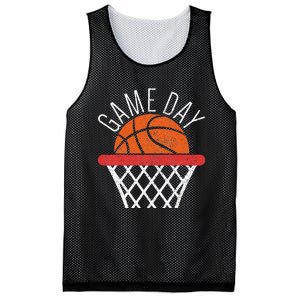 Basketball Game Day Vibes Basketball Mom Life Game Day Mesh Reversible Basketball Jersey Tank