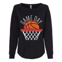 Basketball Game Day Vibes Basketball Mom Life Game Day Womens California Wash Sweatshirt