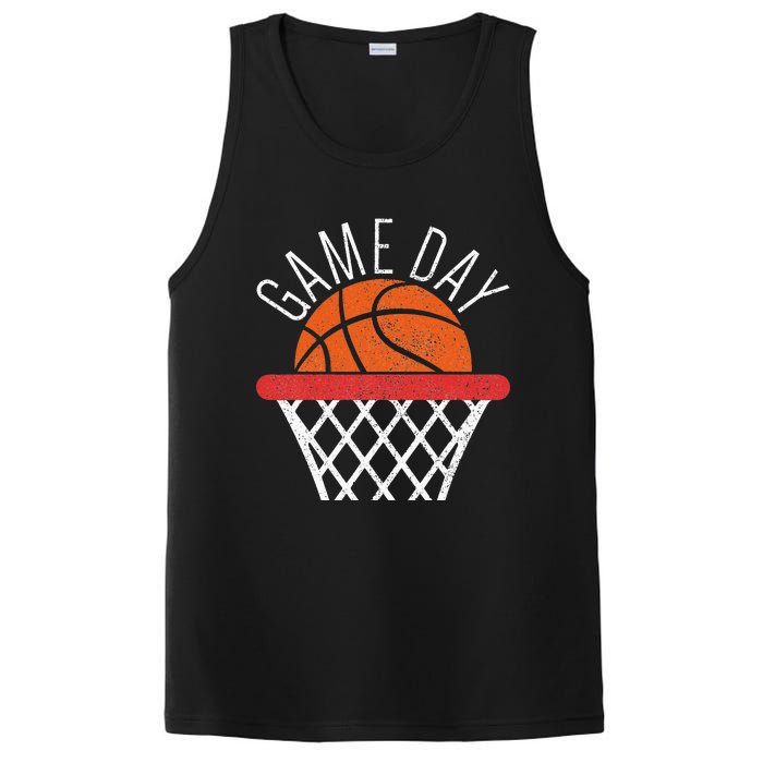 Basketball Game Day Vibes Basketball Mom Life Game Day PosiCharge Competitor Tank