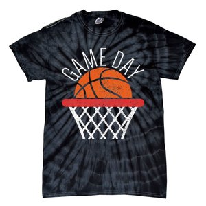 Basketball Game Day Vibes Basketball Mom Life Game Day Tie-Dye T-Shirt