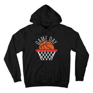 Basketball Game Day Vibes Basketball Mom Life Game Day Tall Hoodie