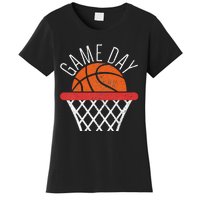 Basketball Game Day Vibes Basketball Mom Life Game Day Women's T-Shirt