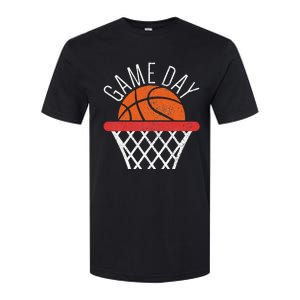 Basketball Game Day Vibes Basketball Mom Life Game Day Softstyle CVC T-Shirt