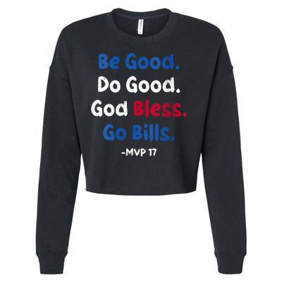 Be Good Do Good God Bless Go Bill Mvp 17 Cropped Pullover Crew
