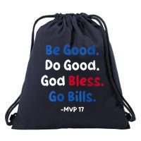 Be Good Do Good God Bless Go Bill Mvp 17 Drawstring Bag