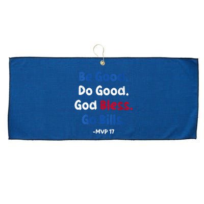 Be Good Do Good God Bless Go Bill Mvp 17 Large Microfiber Waffle Golf Towel