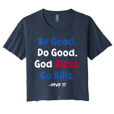 Be Good Do Good God Bless Go Bill Mvp 17 Crop Top