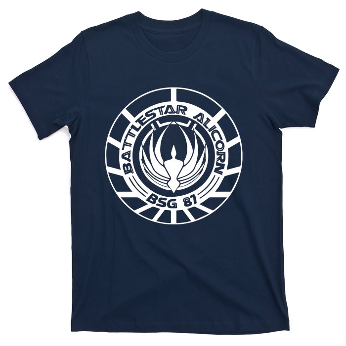 Battlestar Galactica Distressed Badge T-Shirt